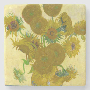 Vincent Van Gogh Sunflower Stenen Onderzetter