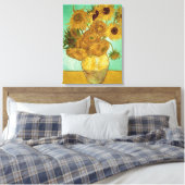 Vincent van Gogh | Sunflowers, 1888 Canvas Afdruk (Insitu (Slaapkamer))