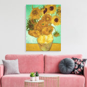 Vincent van Gogh | Sunflowers, 1888 Canvas Afdruk (Insitu (Woonkamer))