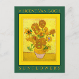 VINCENT VAN GOGH ...SUNFLOWERS BRIEFKAART
