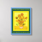 VINCENT VAN GOGH ...SUNFLOWERS Canvas Print (Voorkant)