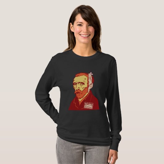 Vincent Van Gogh T-shirt (Voorkant volledig)