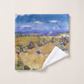 Vincent van Gogh - Tarwe Stacks met luiers Bad Handdoek (Wasdoekje)