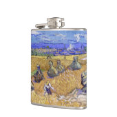 Vincent van Gogh - Tarwe Stacks met luiers Heupfles (Links)