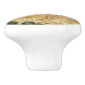 Vincent van Gogh - Tarwe Stacks met luiers Keramische Knop (Zijkant)