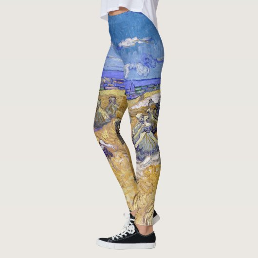 Vincent van Gogh - Tarwe Stacks met luiers Leggings (Links)