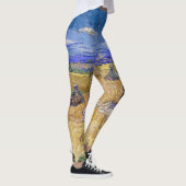 Vincent van Gogh - Tarwe Stacks met luiers Leggings (Rechts)