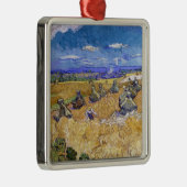 Vincent van Gogh - Tarwe Stacks met luiers Metalen Ornament (Rechts)