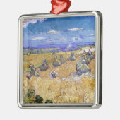 Vincent van Gogh - Tarwe Stacks met luiers Metalen Ornament (Links)