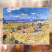 Vincent van Gogh - Tarwe Stacks met luiers Raamsticker (Vel 2)