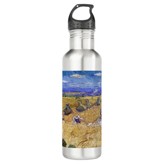 Vincent van Gogh - Tarwe Stacks met luiers Waterfles (Voorkant)