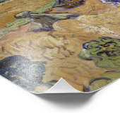 Vincent van Gogh - Tarwe Stacks met Reaper Foto Afdruk (Hoek)