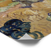 Vincent van Gogh - Tarwe Stacks met Reaper Poster (Hoek)