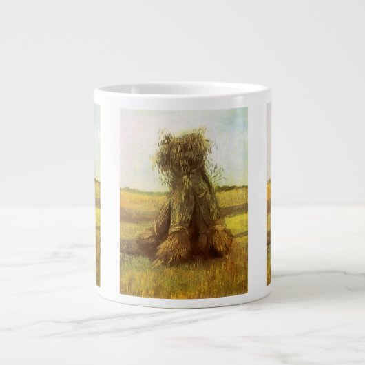Vincent van Gogh - Tarwehalmen Grote Koffiekop (Voorkant)