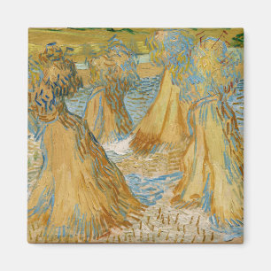 Vincent van Gogh - Tarwehalmen Magneet