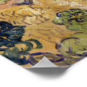 Vincent van Gogh - Tarwestacks met maaier Poster (Hoek)