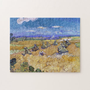 Vincent van Gogh - Tarwestapels met maaier Legpuzzel