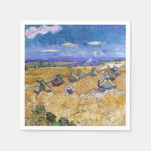 Vincent van Gogh - Tarwestapels met maaier Servet