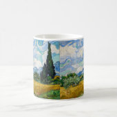 Vincent Van Gogh - Tarweveld met cipressen Koffiemok (Center)