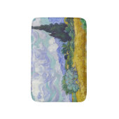 Vincent Van Gogh - Tarweveld met Cypresse Badmat (Voorkant Verticaal)