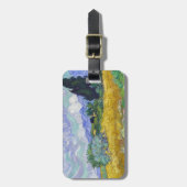 Vincent Van Gogh - Tarweveld met Cypresse Bagagelabel (Voorkant verticaal)