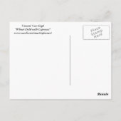 Vincent Van Gogh - Tarweveld met Cypresse Briefkaart (Achterkant)