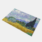 Vincent Van Gogh - Tarweveld met Cypresse Deurmat (Schuin)