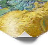 Vincent Van Gogh - Tarweveld met Cypresse Foto Afdruk (Hoek)