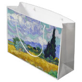 Vincent Van Gogh - Tarweveld met Cypresse Groot Cadeauzakje (Achterkant Gekanteld)