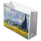 Vincent Van Gogh - Tarweveld met Cypresse Groot Cadeauzakje (Voorkant Gekanteld)