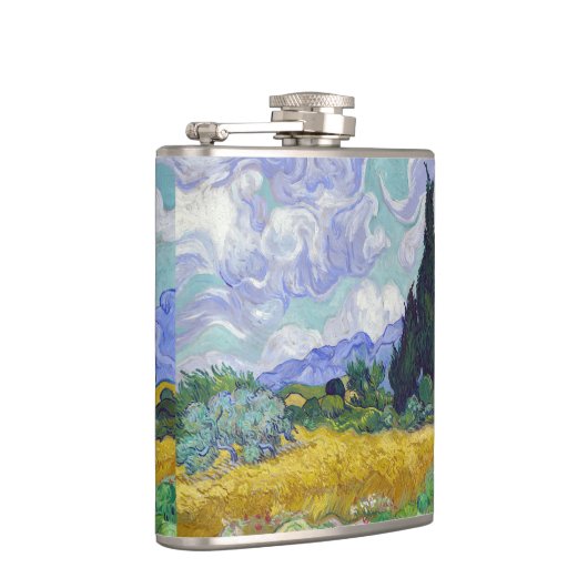 Vincent Van Gogh - Tarweveld met Cypresse Heupfles (Rechts)