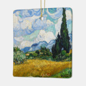 Vincent Van Gogh - Tarweveld met Cypresse Keramisch Ornament (Links)