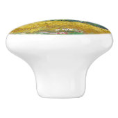 Vincent Van Gogh - Tarweveld met Cypresse Keramische Knop (Zijkant)