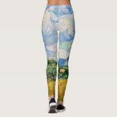 Vincent Van Gogh - Tarweveld met Cypresse Leggings (Achterkant)
