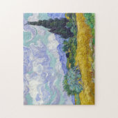 Vincent Van Gogh - Tarweveld met Cypresse Legpuzzel (Verticaal)