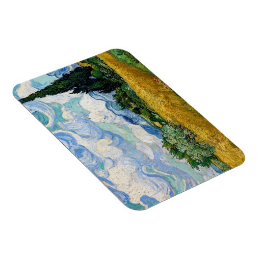 Vincent Van Gogh - Tarweveld met Cypresse Magneet (Rechterzijde)