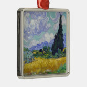 Vincent Van Gogh - Tarweveld met Cypresse Metalen Ornament (Rechts)