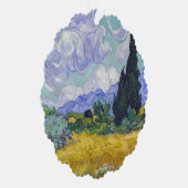 Vincent Van Gogh - Tarweveld met Cypresse Ornament Kaart (Rechts)
