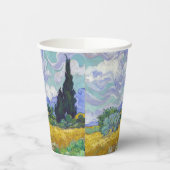Vincent Van Gogh - Tarweveld met Cypresse Papieren Bekers (Links)
