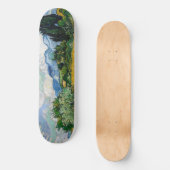 Vincent Van Gogh - Tarweveld met Cypresse Persoonlijk Skateboard (Voorkant)