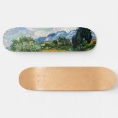 Vincent Van Gogh - Tarweveld met Cypresse Persoonlijk Skateboard (Horizontaal)