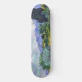 Vincent Van Gogh - Tarweveld met Cypresse Persoonlijk Skateboard (Voorkant)