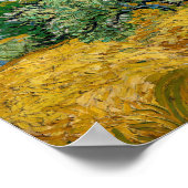 Vincent Van Gogh - Tarweveld met Cypresse Poster (Hoek)