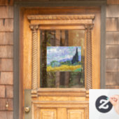 Vincent Van Gogh - Tarweveld met Cypresse Raamsticker (Huis Deur)