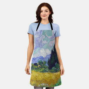 Vincent Van Gogh - Tarweveld met Cypresse Schort