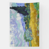 Vincent Van Gogh - Tarweveld met Cypresse Spandoek (Verticaal)