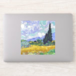 Vincent Van Gogh - Tarweveld met Cypresse Sticker<br><div class="desc">Wheat Field met Cypresses / Champ de ble avec cypres - Vincent Van Gogh,  september 1889</div>