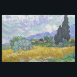 Vincent Van Gogh - Tarweveld met Cypresse Stof<br><div class="desc">Wheat Field met Cypresses / Champ de ble avec cypres - Vincent Van Gogh,  september 1889</div>