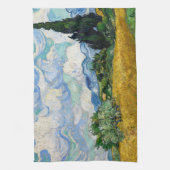 Vincent Van Gogh - Tarweveld met Cypresse Theedoek (Verticaal)