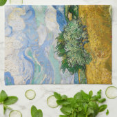 Vincent Van Gogh - Tarweveld met Cypresse Theedoek (Gevouwen)